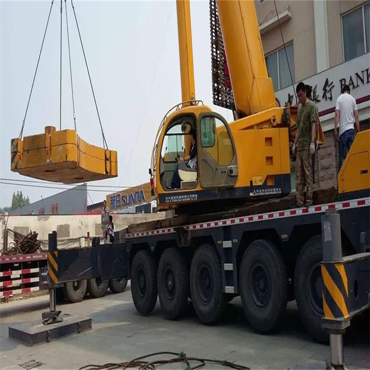 漳平当地吊车出租|机器吊装|75吨|工厂搬迁服务